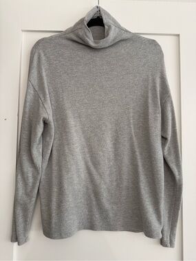Reformation Light Gray Turtleneck Sweater